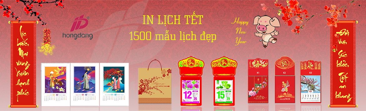 Những mẫu lịch tết 2019 đẹp