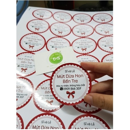 Sticker chống thấm nước.