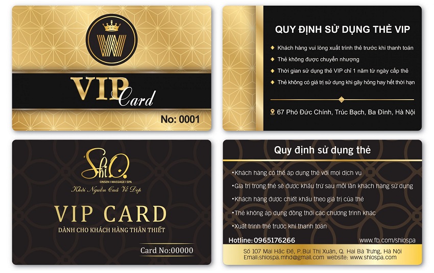 Xưởng in thẻ Vip card giá rẻ chuyên nghiệp